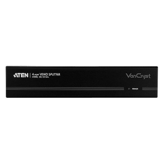 Divisor VGA VanCryst ATEN VS134A Cumplimiento con TAA Caja de Conmutación de Video de 4 Puertos