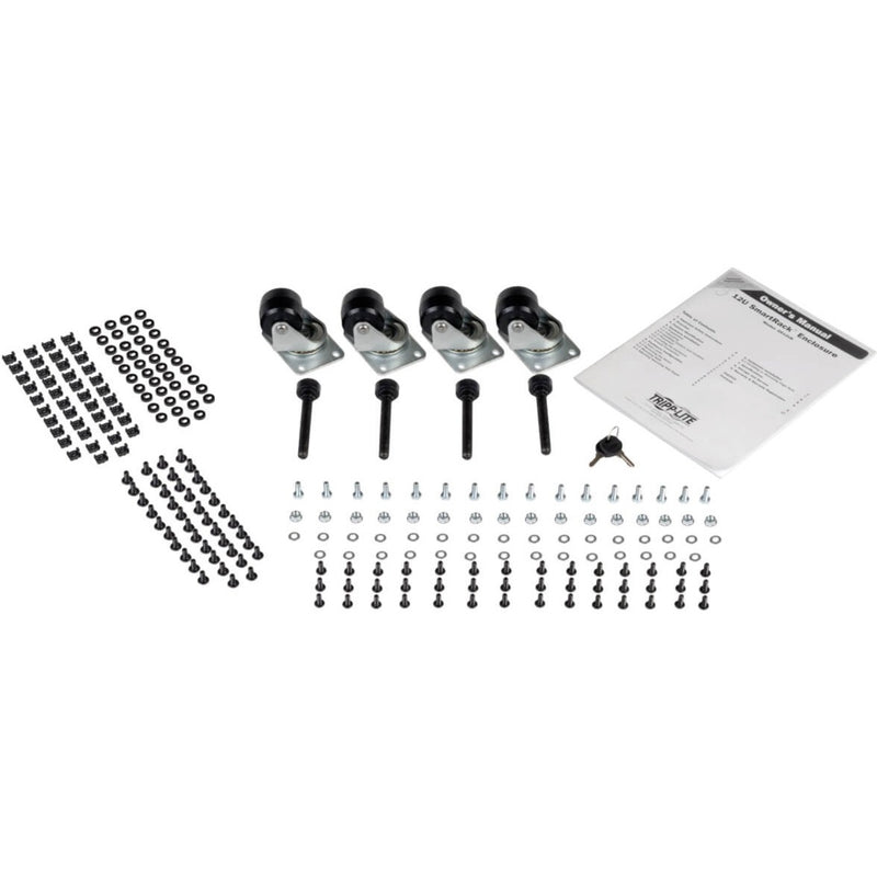 Complete hardware kit with mounting accessories and installation components