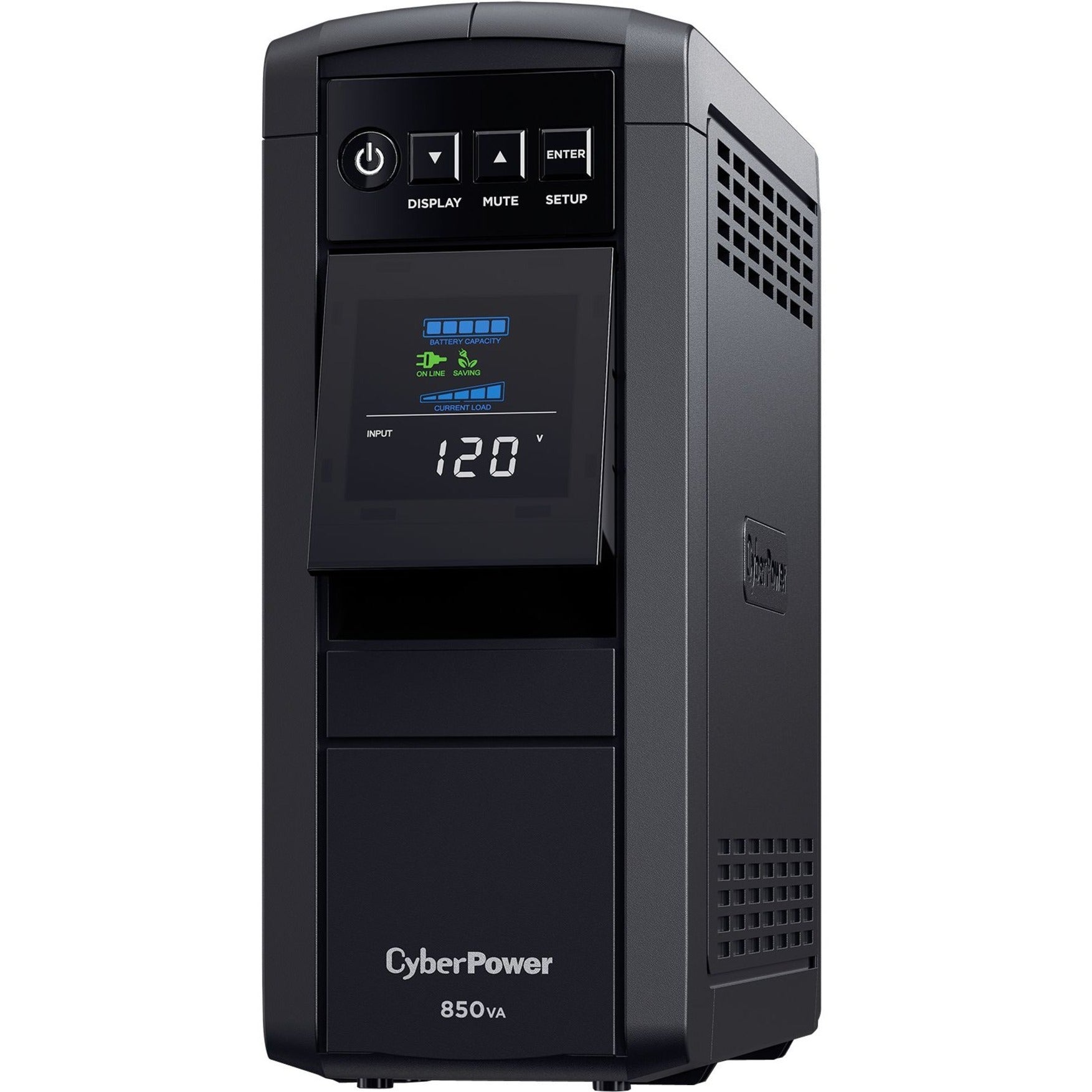 CyberPower CP850PFCLCD PFC Sinewave UPS - 850VA 510W Pure Sine Wave  CyberPower CP850PFCLCD Onduleur PFC Sinusoidal - 850VA 510W Onde Sinusoïdale Pure