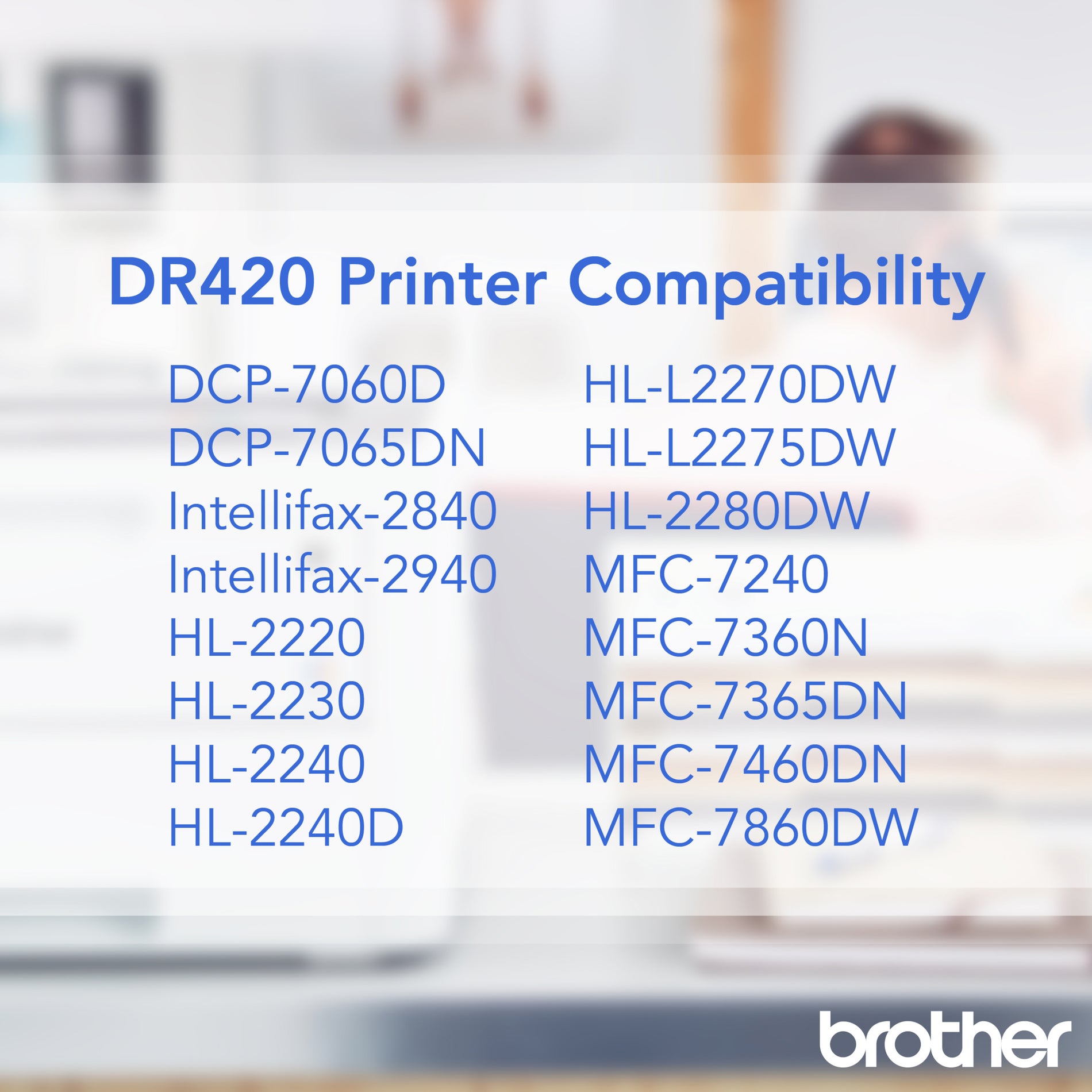 List of Brother printer models compatible with DR420 drum unit-alternate-image5