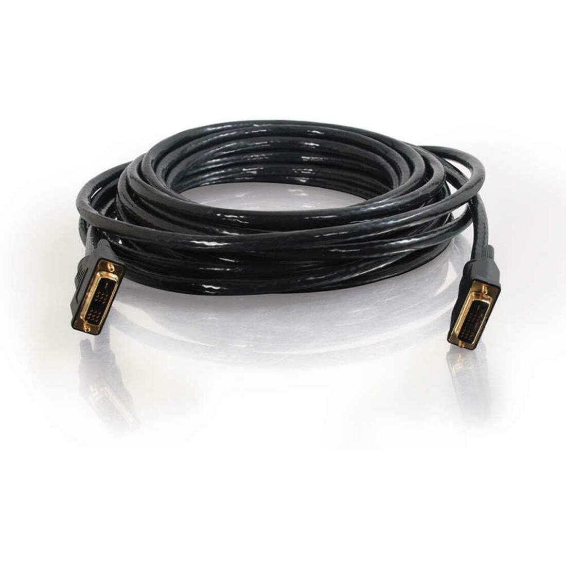 C2G 41200 Pro Series Single Link DVI-D Digital Video Cable - 15ft, Plenum CMP-Rated