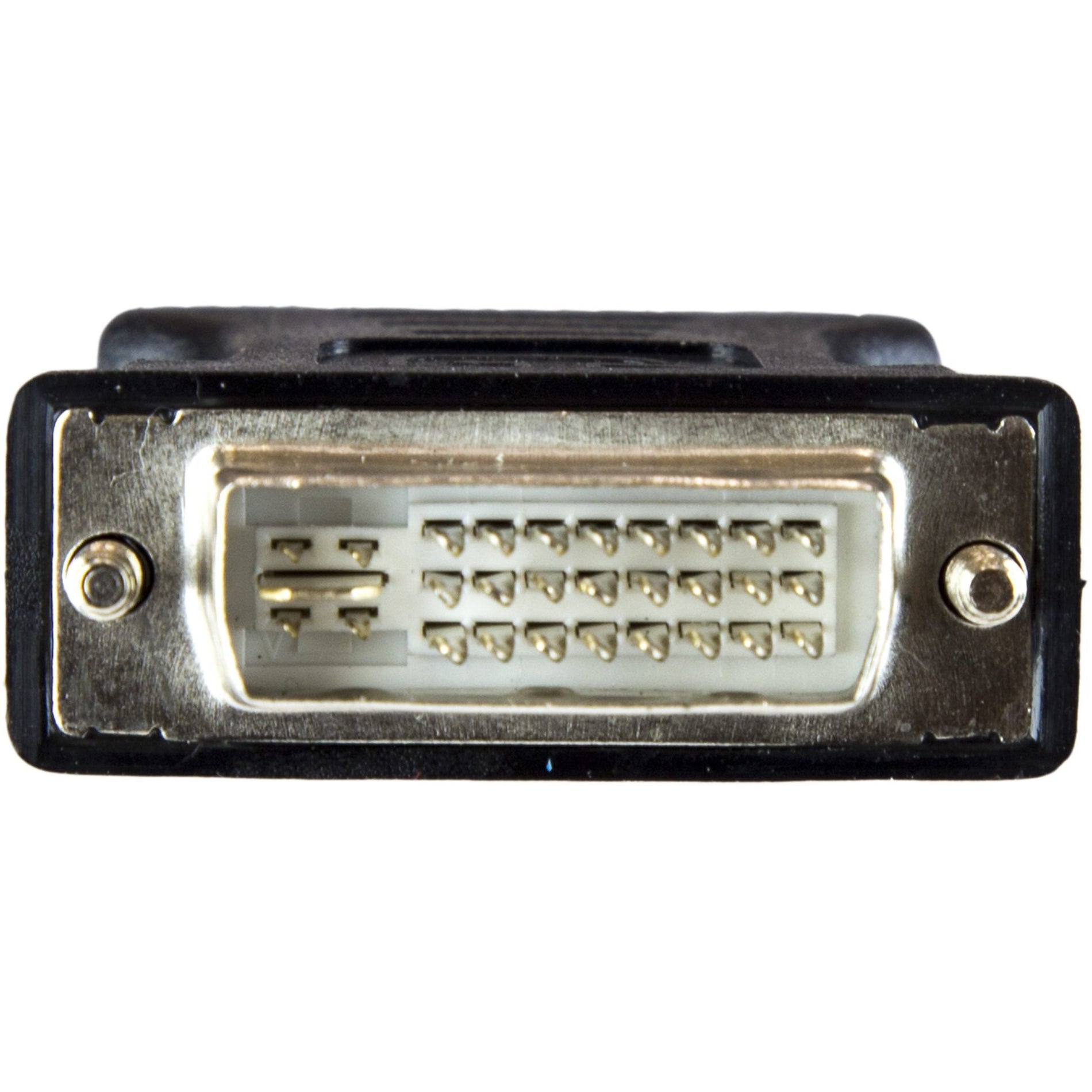 StarTech.com DVIVGAMFBK DVI 到 VGA 电缆适配器 - 黑色 - M/F，成型，螺丝锁  星奇科技 星奇科技