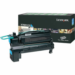 Lexmark X792X1CG Tonerkartridge Cyan 20.000 Seitenreichweite