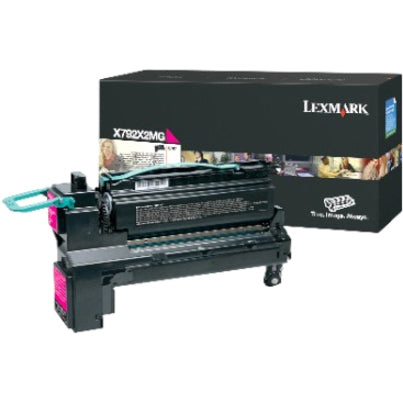 Lexmark X792X2MG High Yield Toner Cartridge, Magenta, 20000 Pages