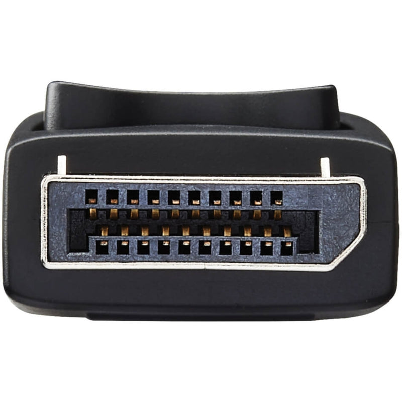 Close-up of DisplayPort connector showing pin configuration