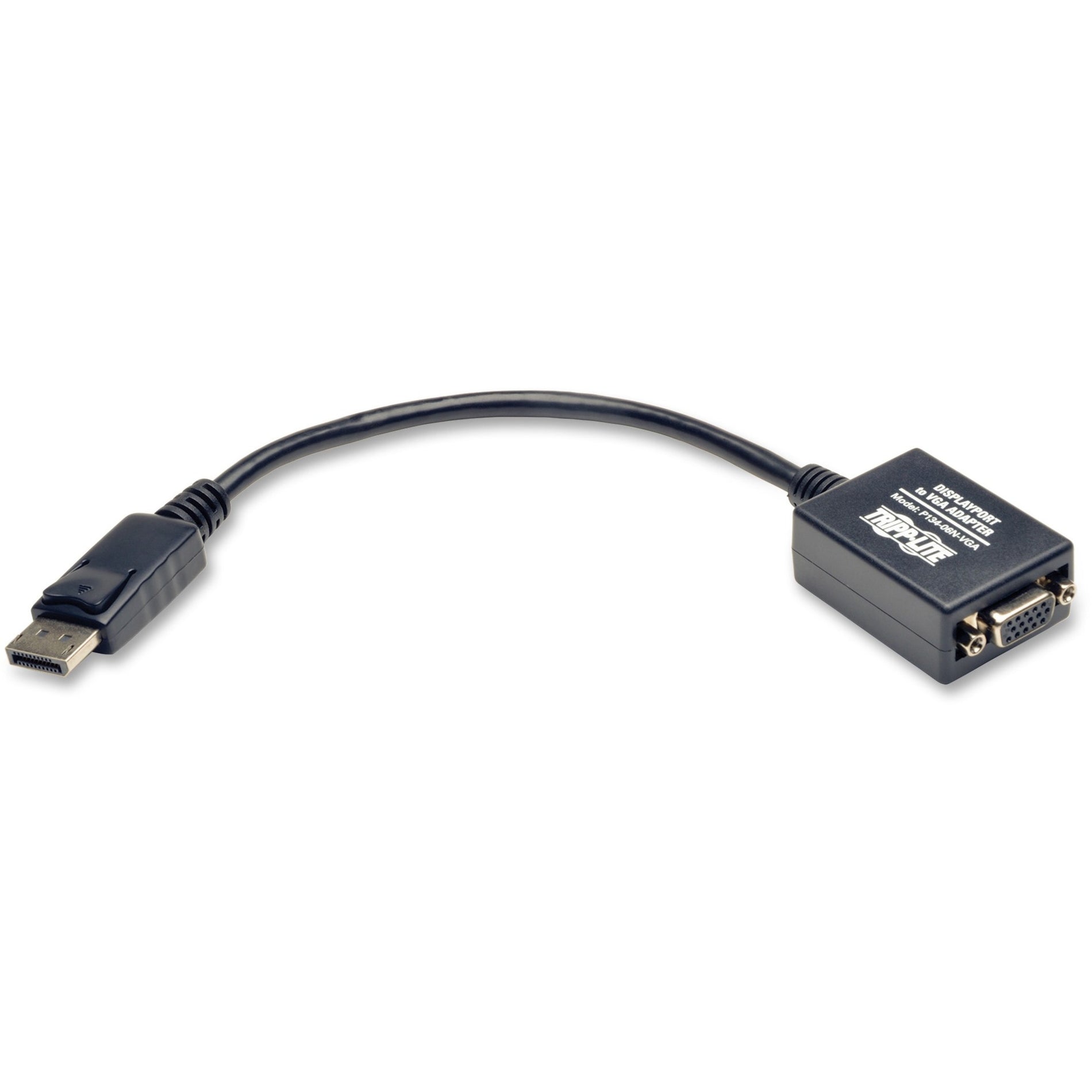 Tripp Lite P134-06N-VGA DisplayPort to VGA Adattatore cavo attivo Plug & Play Risoluzione supportata 1920 x 1200