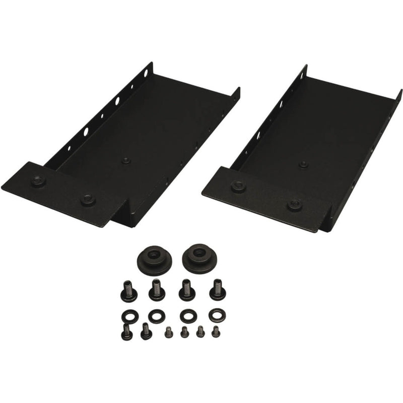 PDUSIDEBRKT mounting brackets set with installation hardware including screws, washers, and fasteners against white background