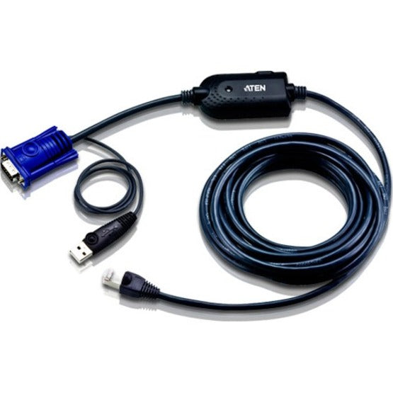 ATEN KA7970 KVM Cable, 15 ft USB Type A Male to HD-15