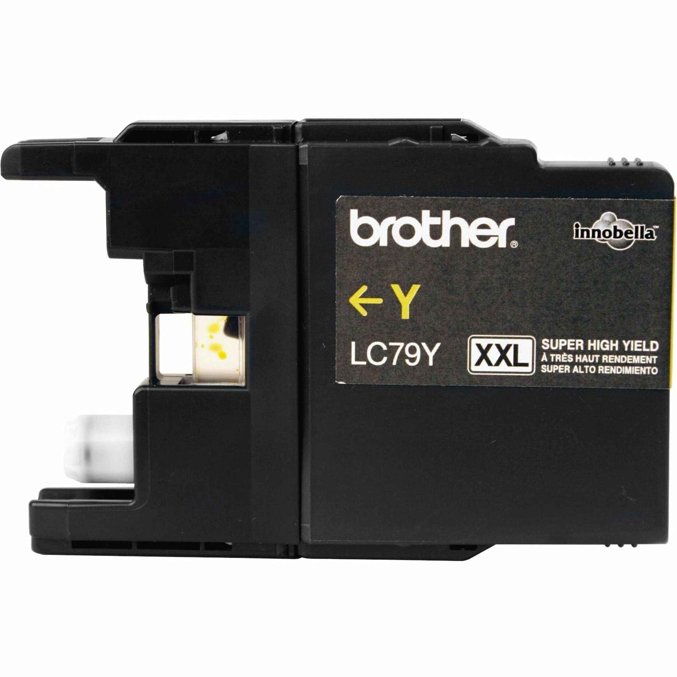 Brother Innobella LC79Y Yellow Ink Cartridge, High-Yield 1200 Pages, Fade-Resistant for MFC-J5910DW J6510DW J6710DW J6910DW Printers (90 Day Warranty)