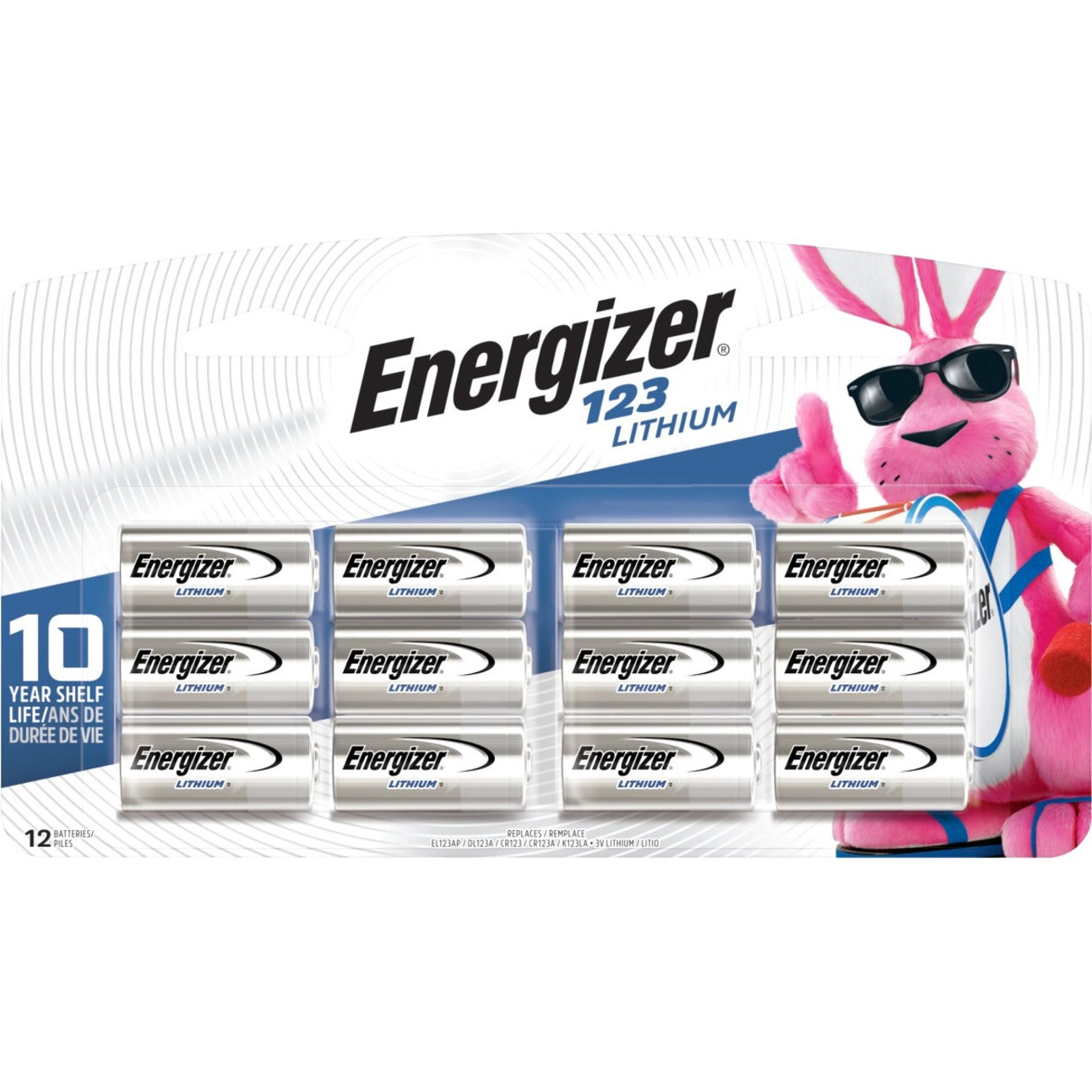 Energizer EL123BP-12 EL123BP Lithium General Purpose Battery, 12 Pack