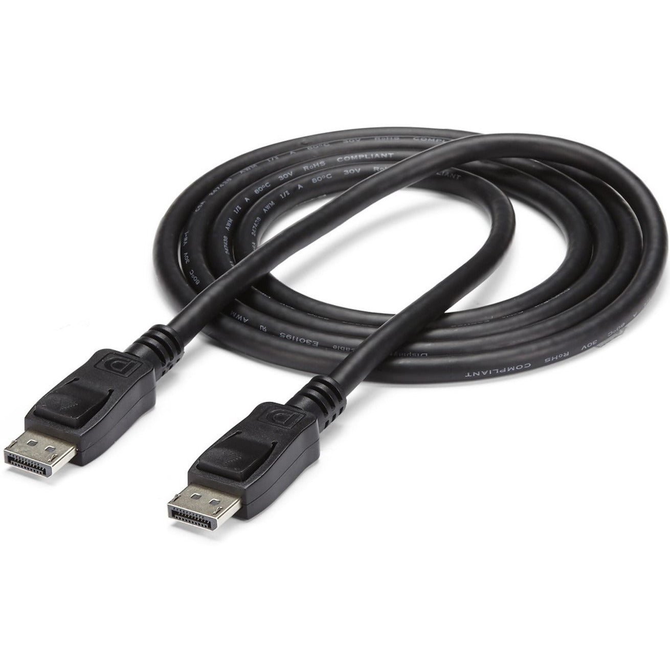 StarTech.com DISPLPORT20L 20 ft DisplayPort-Kabel mit Riegeln - M/M High-Speed-Video-Kabel für Notebooks Monitore und mehr