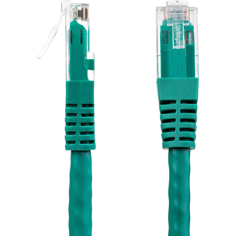 Side-by-side comparison of both RJ-45 connector ends showing matching quality and construction