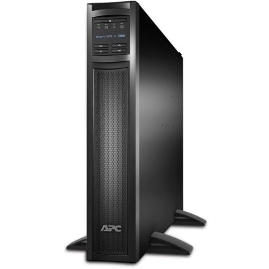 APC Smart-UPS X 3000VA in tower configuration with support feet