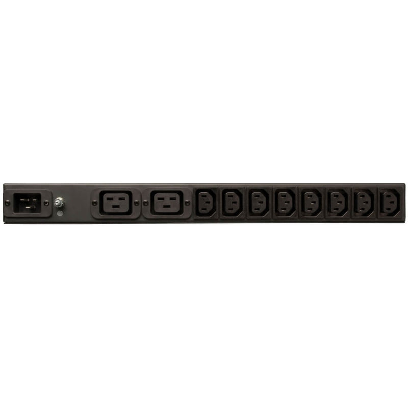 Rear view of PDUH20DV PDU showing multiple C13 outlets and C20 input connector