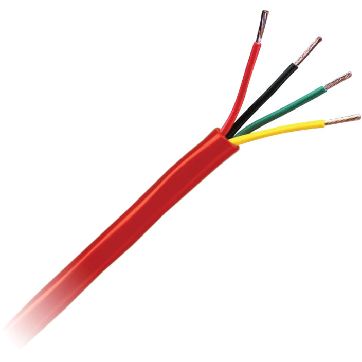 品牌名称: 创世纪 控制电缆 14 AWG 2C 单心 空气管道 红色 500 英尺 卷盘