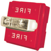 Eaton RSSWP-2475W-FR Luz de seguridad a prueba de clima montable en pared roja