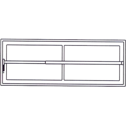 GRI WB-30-42 Alarmed Window Bar, Protection for Basement Windows, Attic Vents, and More