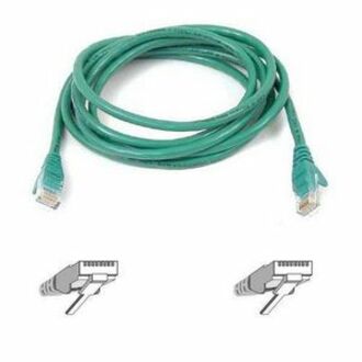 5-foot green Cat5e network patch cable with RJ45 connectors on both ends