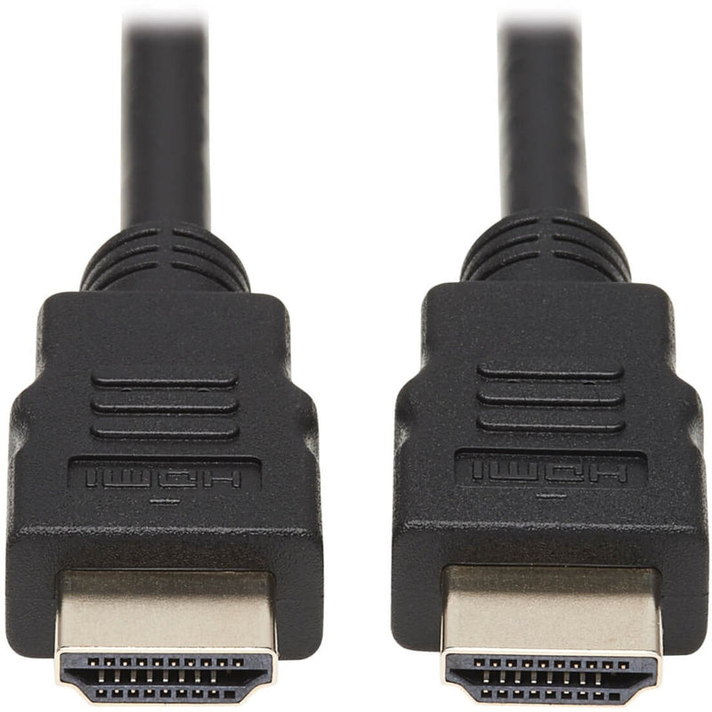 Close-up view of gold-plated HDMI connectors with molded strain relief design