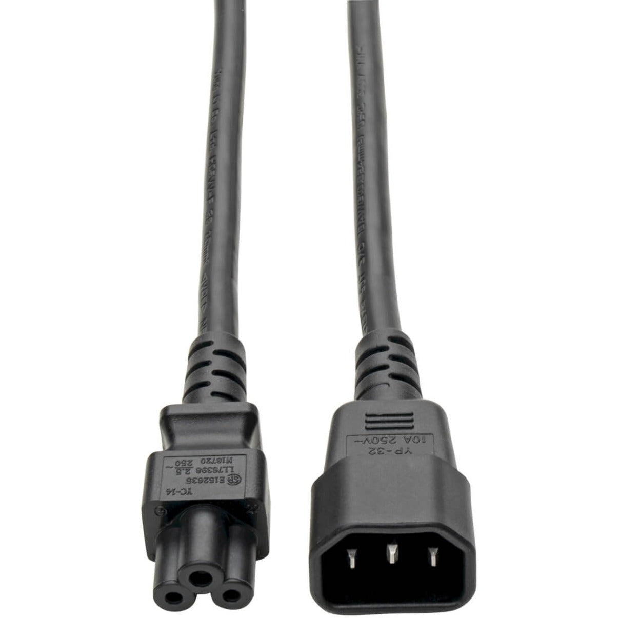 Tripp Lite P014-06N Power Adapter Cord, 6" Length, Black, RoHS Certified