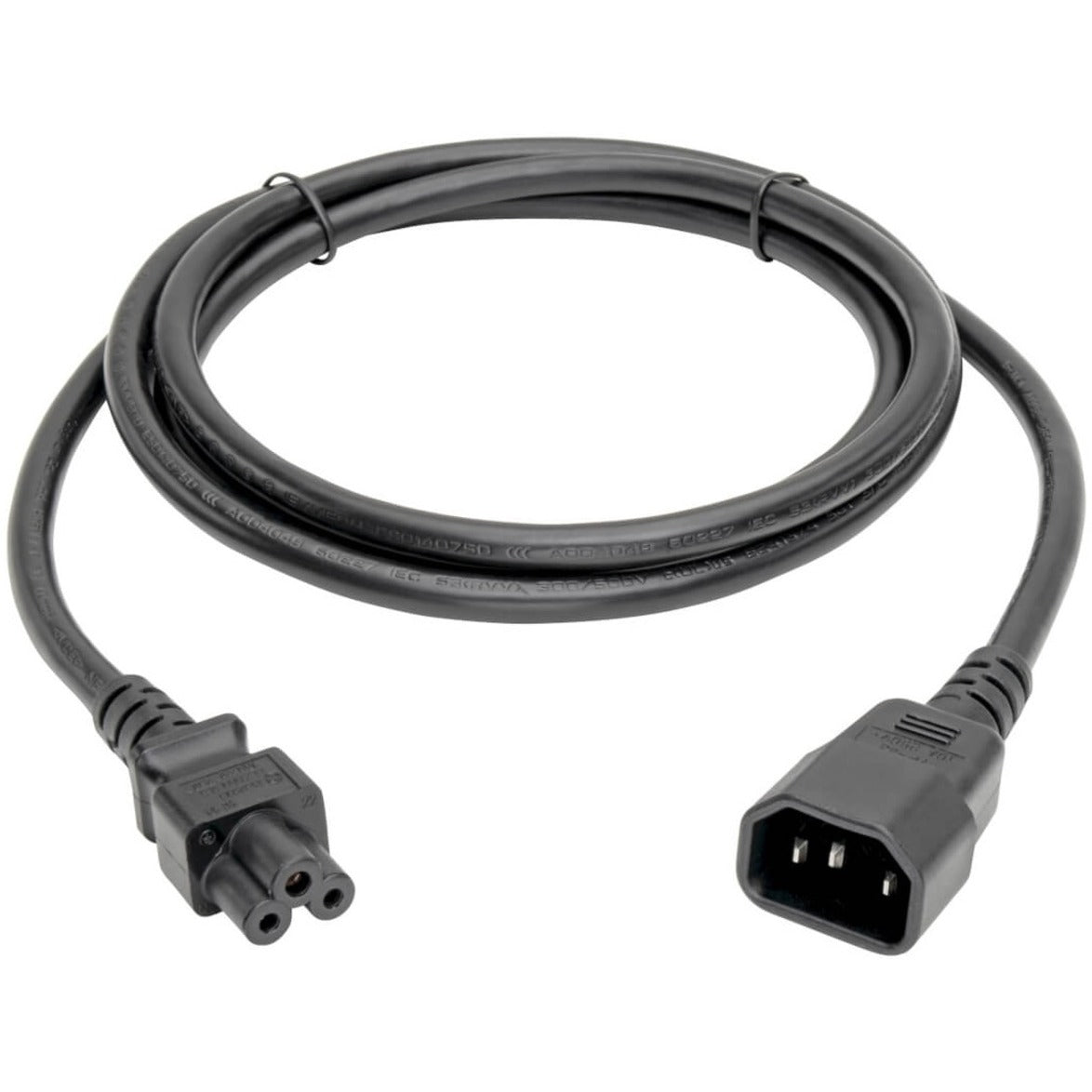 Tripp Lite P014-06N Power Adapter Cord, 6" Length, Black, RoHS Certified