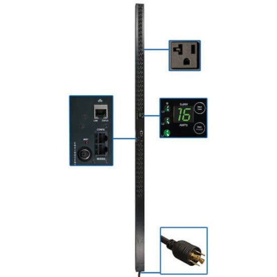 Tripp Lite PDU3VN10L2120LV PDU Monitoreado 36 Salidas 5.7kW PDU Entrada 230V CA Salida 120V CA