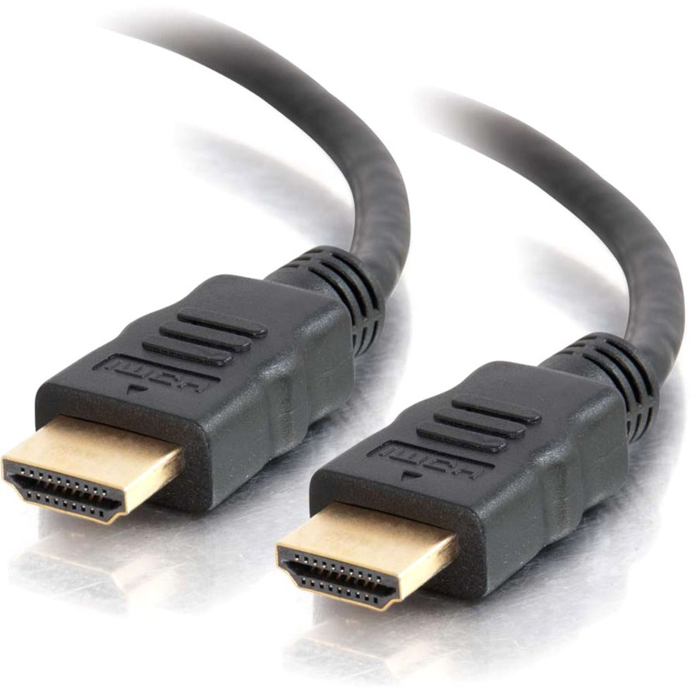 C2G 40305 9.8ft Hochgeschwindigkeits-HDMI-Kabel mit Ethernet - 4K 60Hz lebenslange Garantie Schwarz