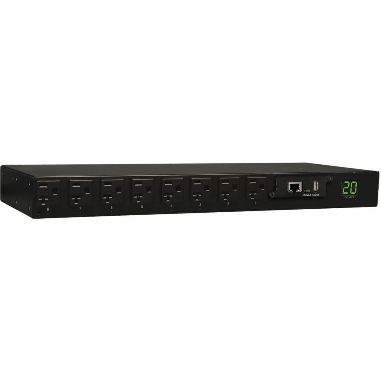 Tripp Lite PDUMH20NET Switched Metered PDU, 16-Outlets, 120V AC, Rack-mountable