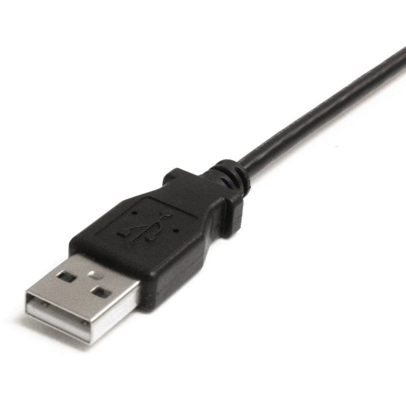 Detailed view of USB Type-A connector showing construction and strain relief