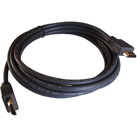 Kramer C-HM/HM-3 3-foot HDMI cable with gold-plated connectors and black molded construction