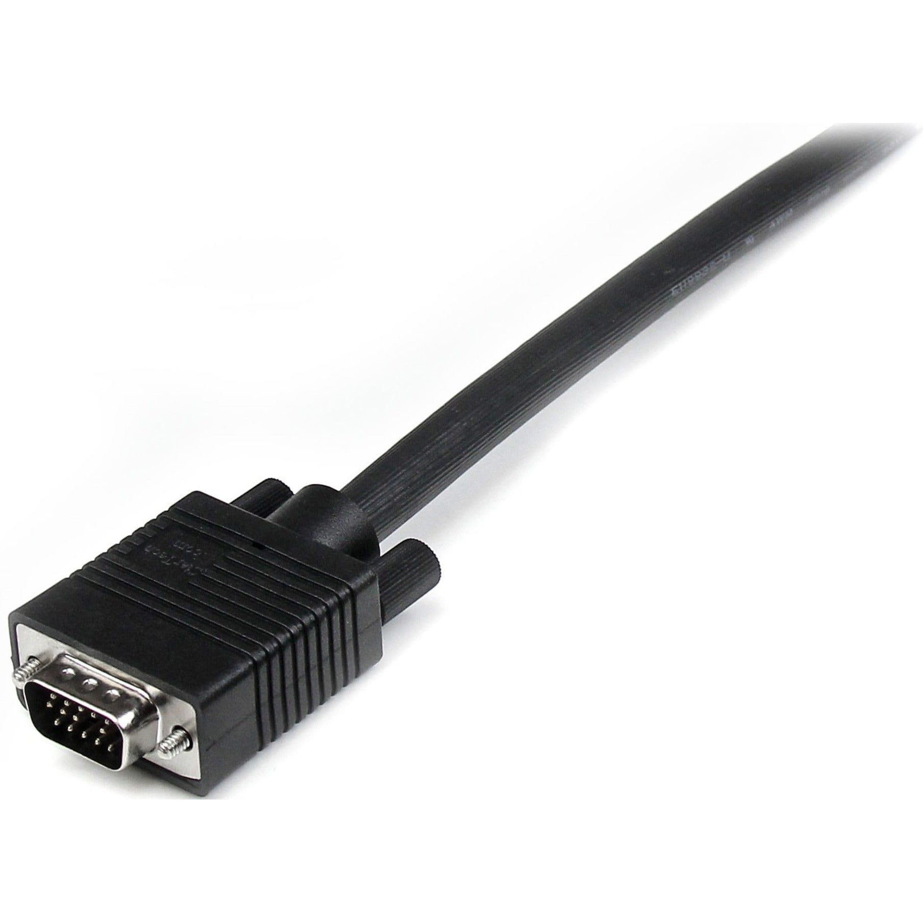 StarTech.com MXT101MMHQ60 60 ft Coax High Resolution VGA Monitor Cable - HD15 M/M Molded EMI Protection CMG Rated Discontinued  スタートレック社 MXT101MMHQ60 60 フィート コアックス高解像度 VGA モニターケーブル - HD15 M/M、成形、EMI 保護、CMG 評価【廃盤】