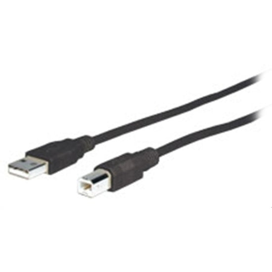 Comprehensive USB2-AB-25ST USB 2.0 A Male To B Male Cable 25ft., High-Speed Data Transfer