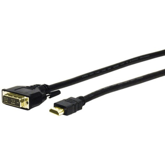 Comprehensive HD-DVI-10ST Standard Series HDMI to DVI Cable 10ft, High-Speed Video Cable with Gold-Plated Connectors