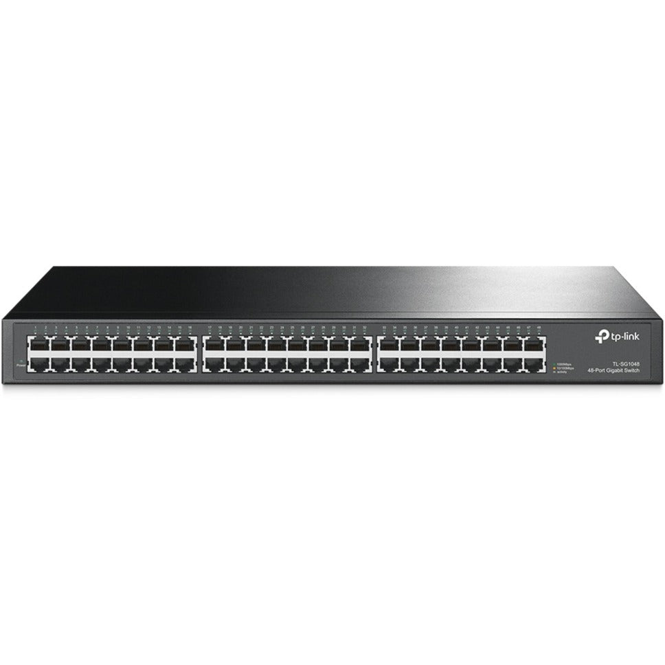 TP-Link TL-SG1048 48-Port Gigabit Switch Unmanaged 10/100/1000Base-T Rack-mountable TPリンク TL-SG1048 48-ポート ギガビット スイッチ 管理されていない 10/100/1000 ベース-T ラックマウント可能