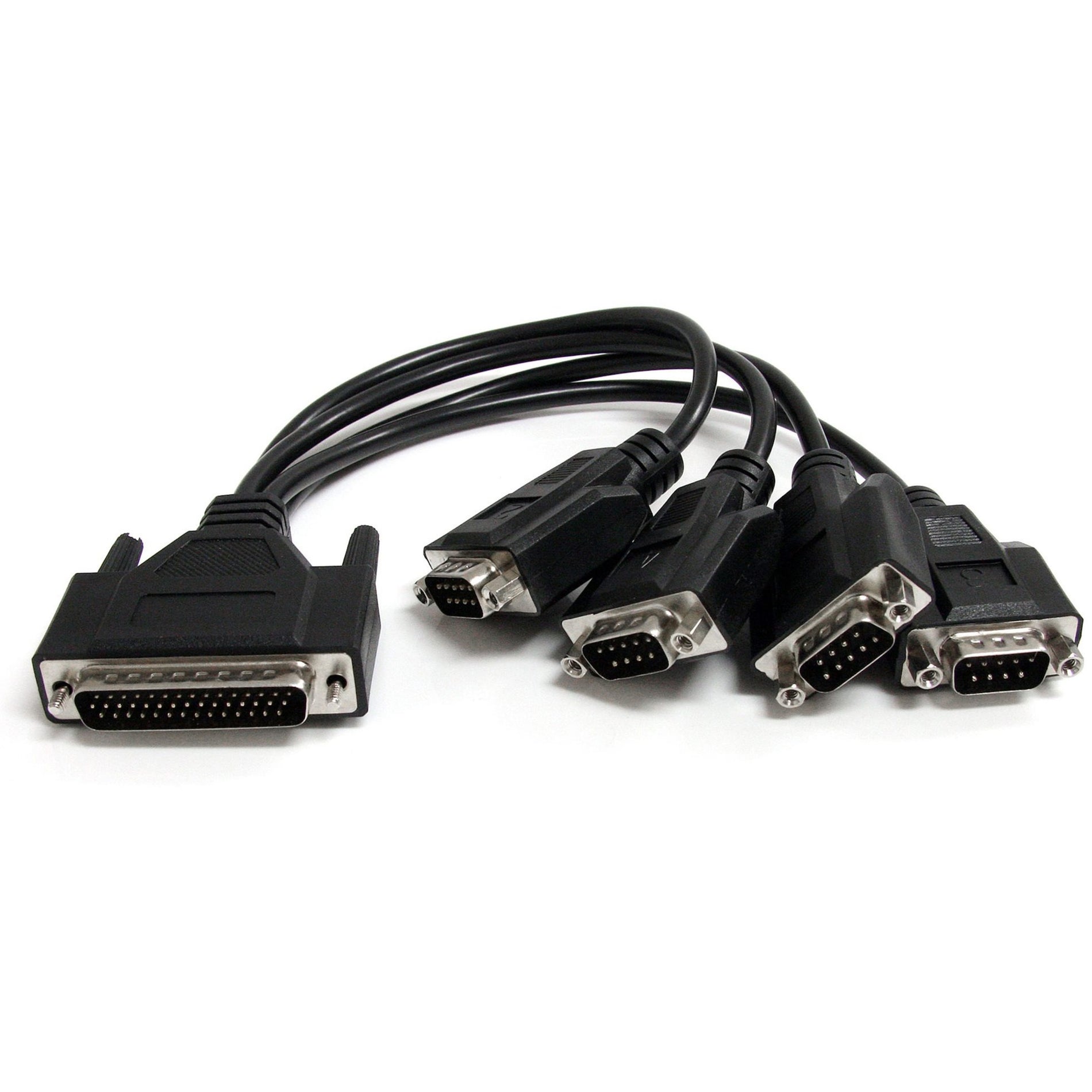 StarTech.com PEX4S553B Carte série PCI Express 4 ports RS232 avec câble de dérivation transfert de données haute vitesse garantie à vie