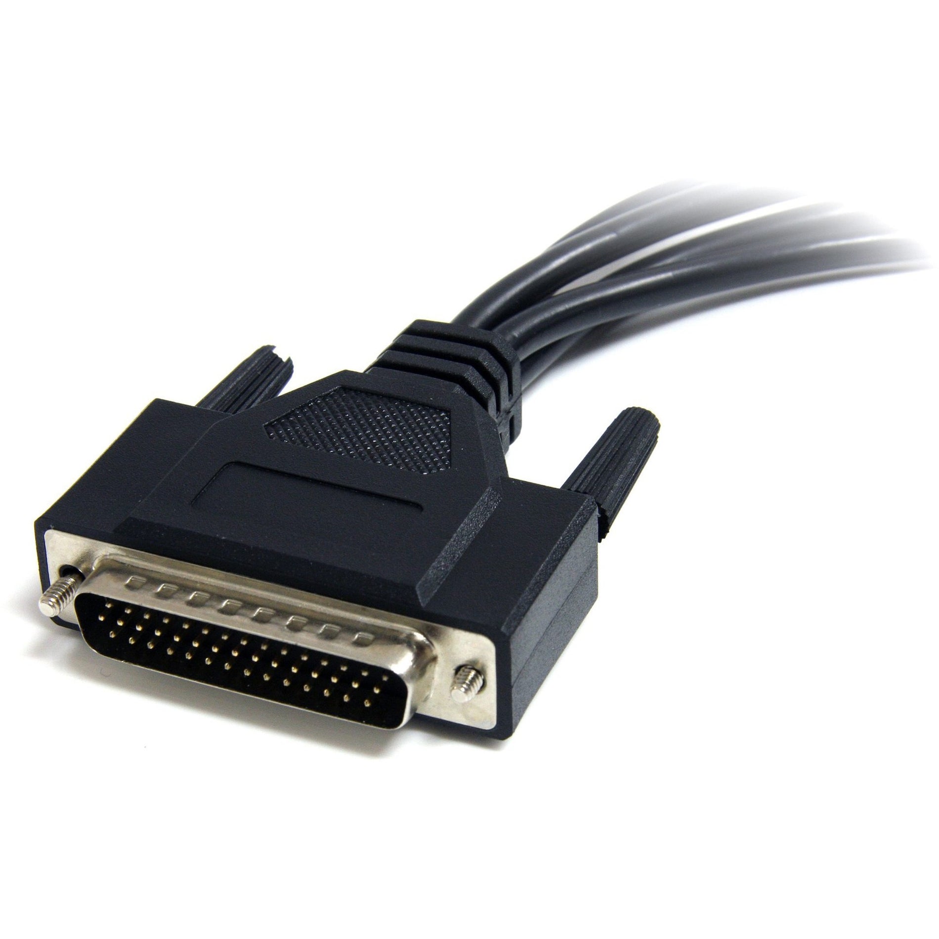 StarTech.com PEX4S553B Carte série PCI Express 4 ports RS232 avec câble de dérivation transfert de données haute vitesse garantie à vie