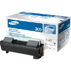 Samsung MLT-D309S original black toner cartridge in retail packaging with blue and white design-alternate-image1