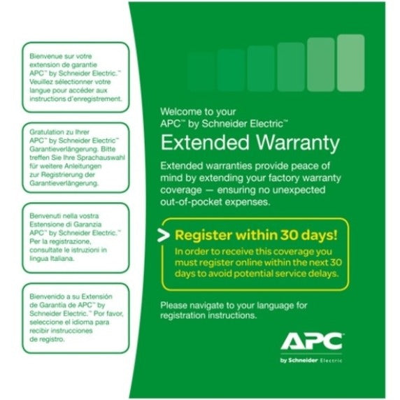 APC WEXWAR1Y-AC-01 Extended Warranty for APC (1) Accessory (Renewal or High Volume), 1 Year 24x7 Phone Support