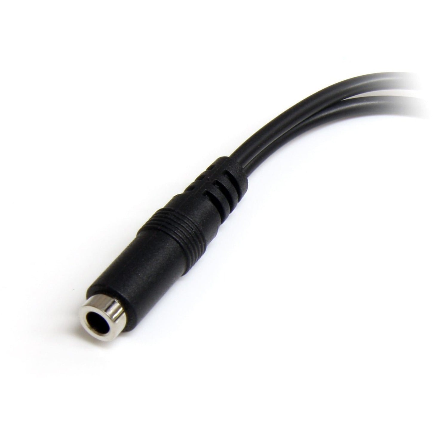 StarTech.com MUYHSFMM 3.5mm 4 Pin to 2x 3 Pin 3.5mm Headset Splitter Adapter - F/M, Audio Cable