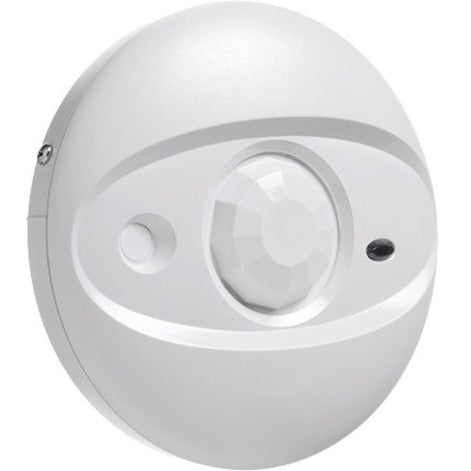 White spherical ceiling-mounted DSC BV-501 motion sensor with integrated PIR lens and detection zones-alternate-image1