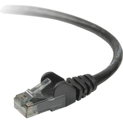 بلكين A3L980-05-BLK كابل باتش RJ45 فئة 6، 5 أقدام، مصبوب، موصل نحاسي، موصلات مطلية بالذهب