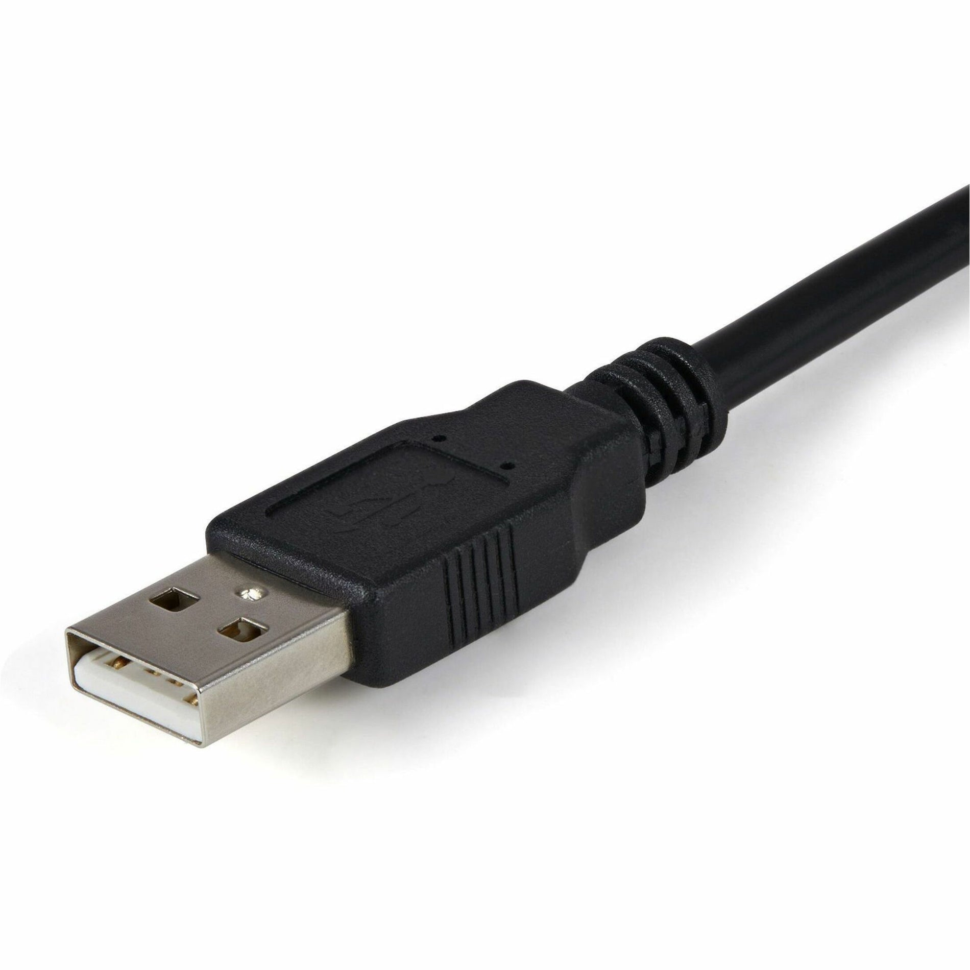 StarTech.com ICUSB2322F 2 Port FTDI USB to Serial RS232 Adapter Cable with COM Retention 6 ft Black