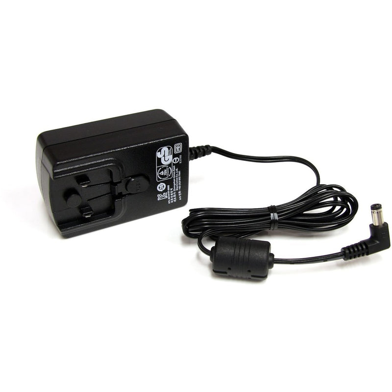 Close-up view of StarTech.com power adapter showing power cable and connector design