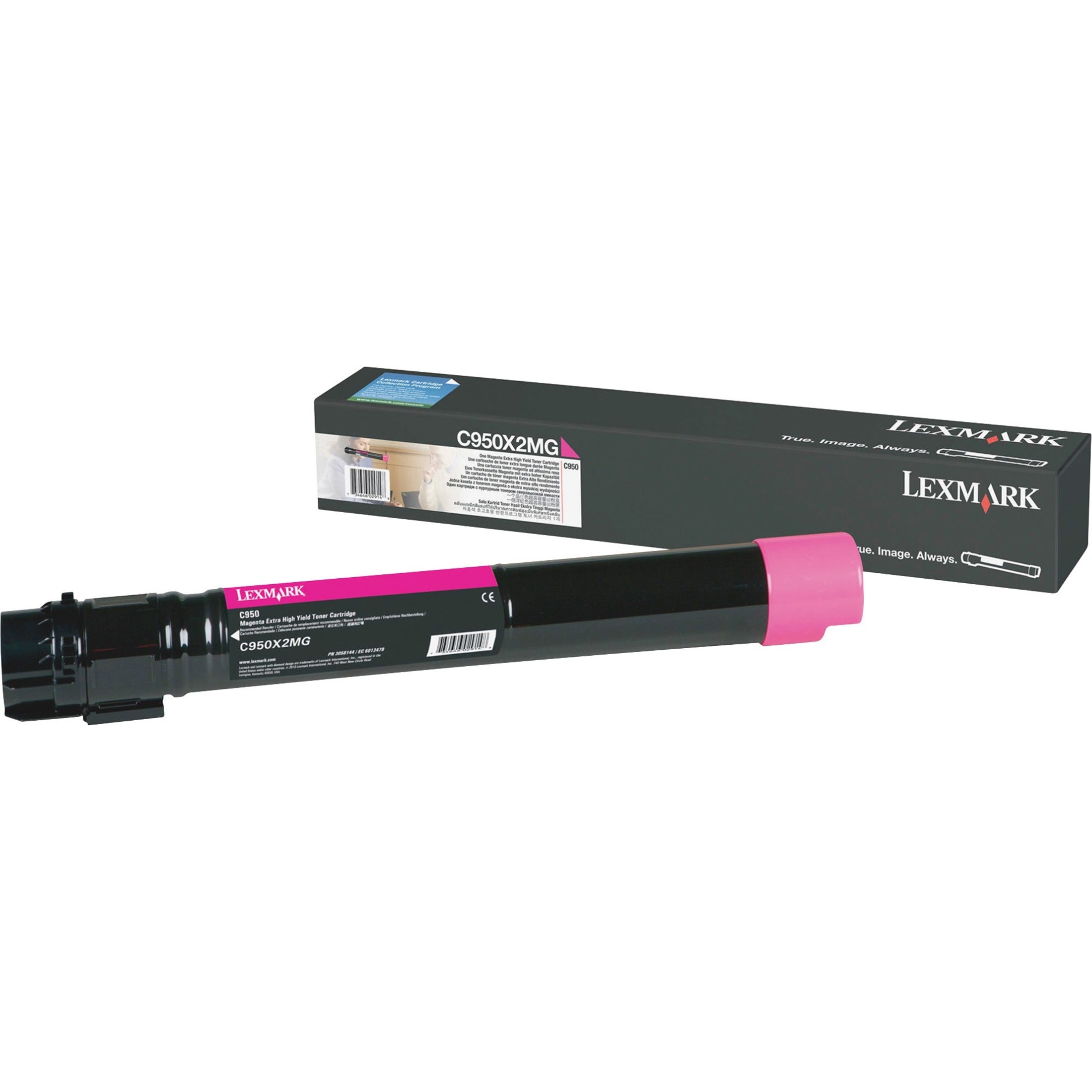 Lexmark C950X2MG C950 Extra High-yld Toner Cartridge, Magenta, 22,000 Pages Yield