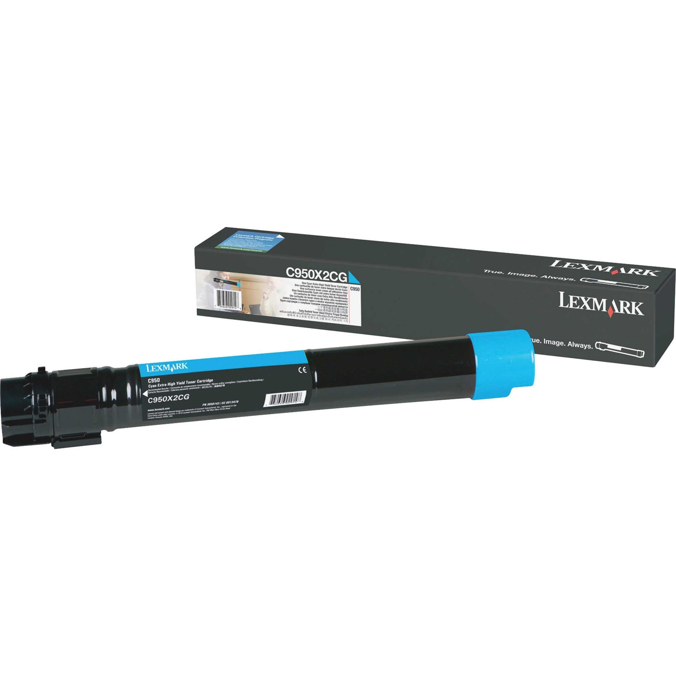 Lexmark C950X2CG C950 Extra High-yld Toner Cartridge, Cyan, 22,000 Pages Yield