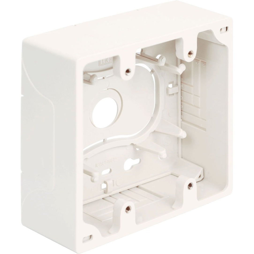 ICC IC107MRDWH Double Gang Mount Box-White, Multiple Mounting Options, Clean External Appearance