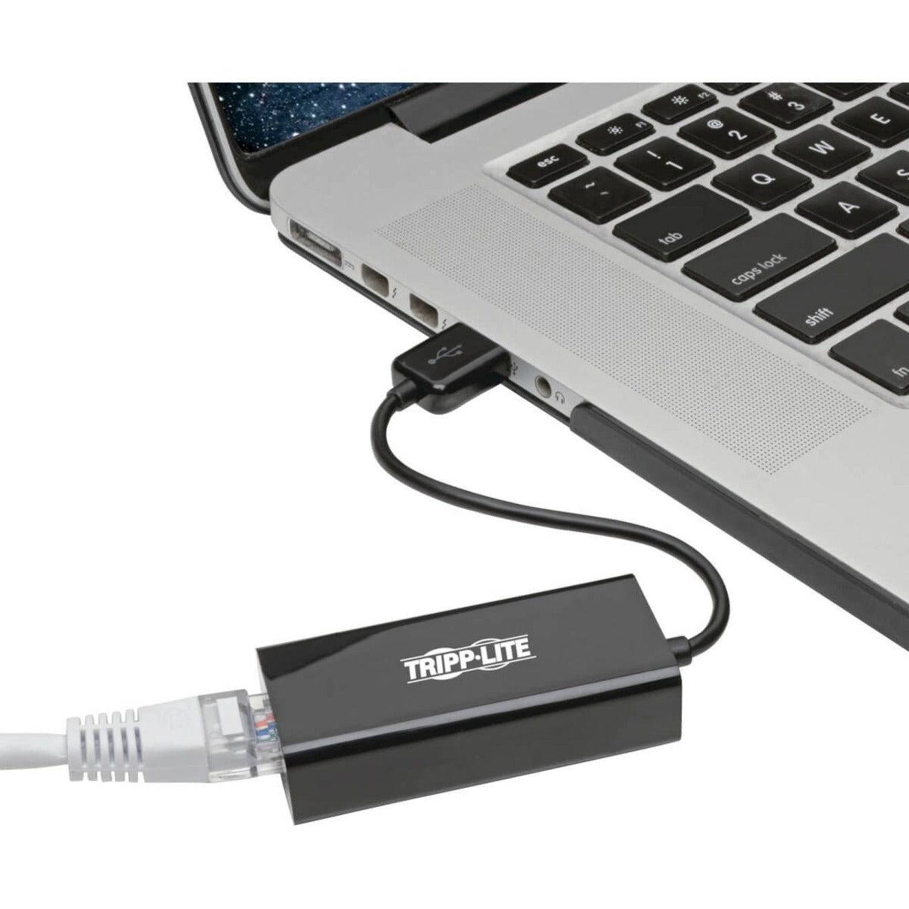 Tripp Lite U236-000-R Adaptador USB 2.0 a Ethernet 10/100 Mbps Conexión de Red Fácil