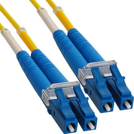 ICC ICFOJ1M501 单模双绞 LC-LC 光纤跳线，3.28英尺，UPC 抛光连接器，黄色 品牌名称：ICC，翻译为：ICC
