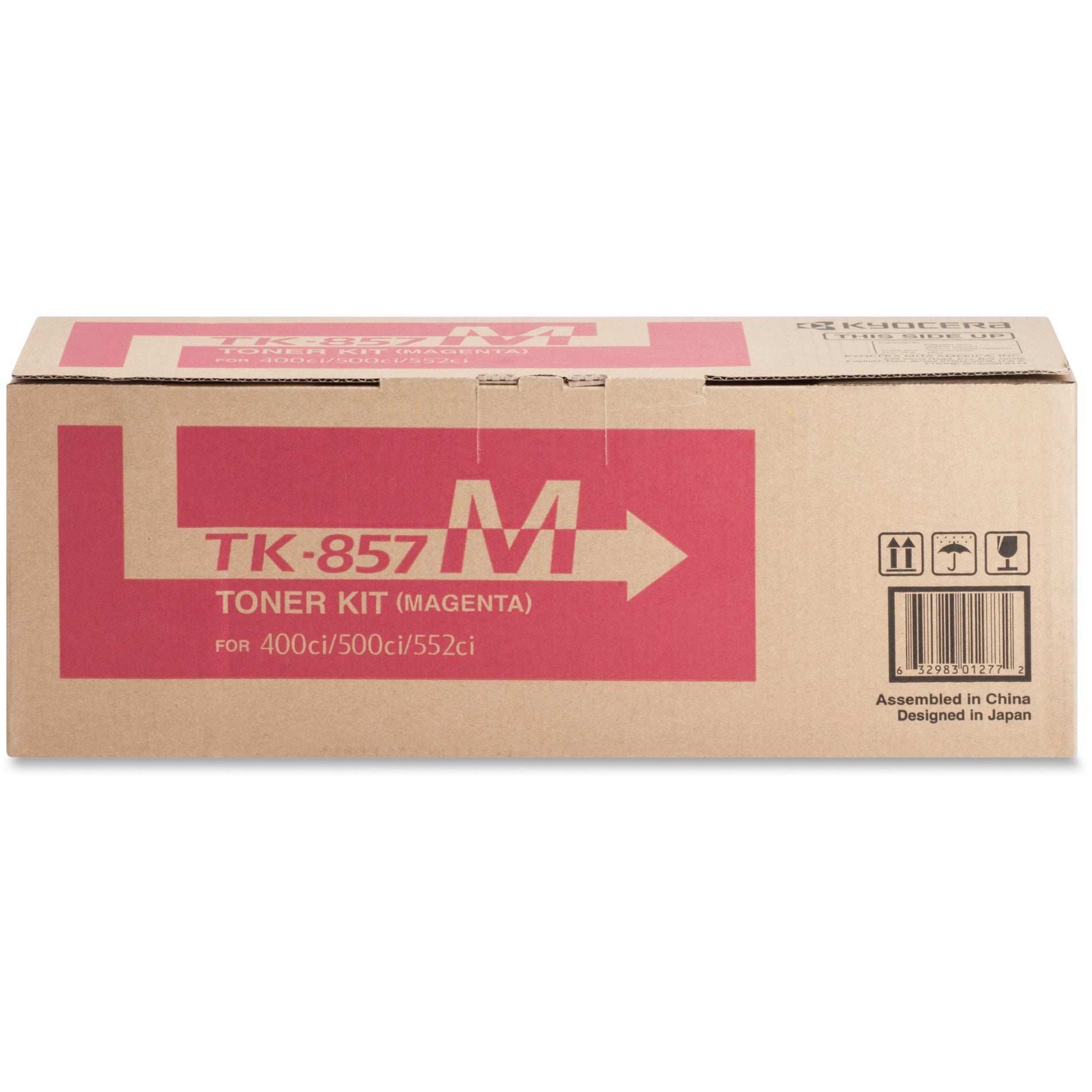 Kyocera TK857M Original Toner Cartridge, Magenta, High Yield, 18000 Pages