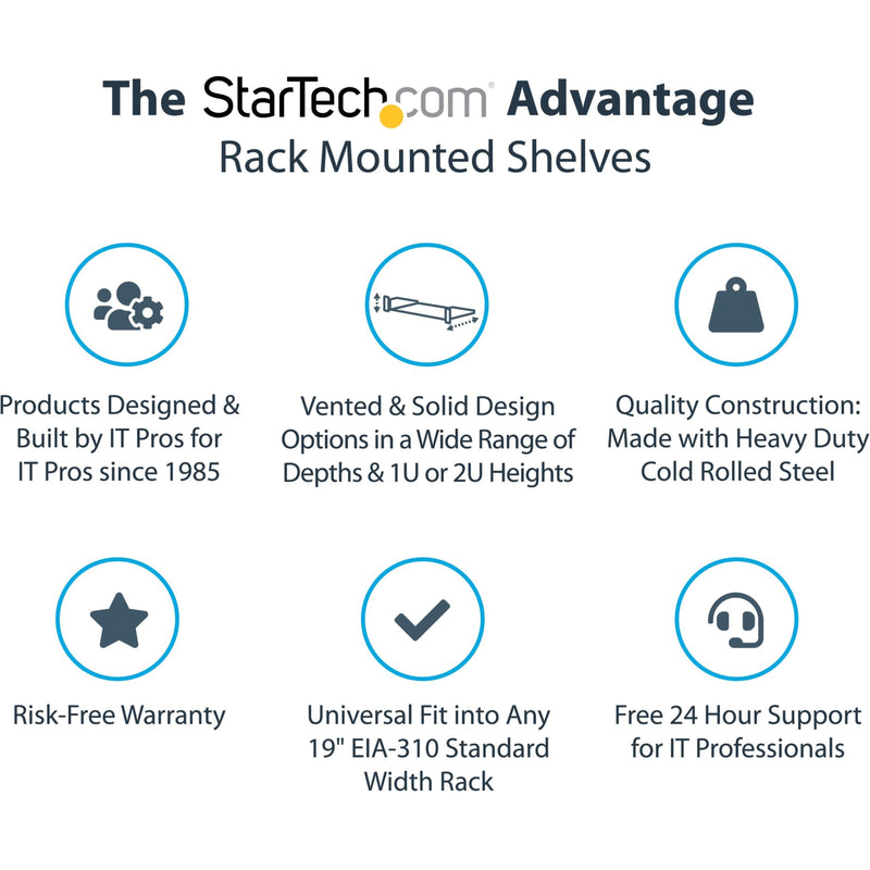 StarTech.com advantages infographic showing key benefits for IT professionals